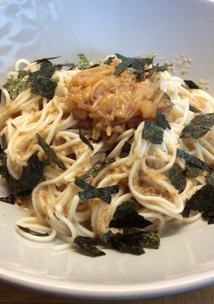 簡単！ゴマだれ☆なめたけそうめん☆-レシピのメイン写真