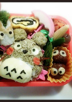 トトロのキャラ弁アイテム勢揃い-レシピのメイン写真