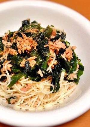 簡単!わかめとツナのそうめん-レシピのメイン写真