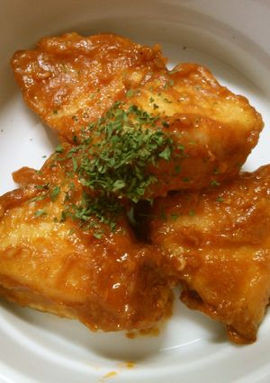 簡単！　鶏むね肉の　ケチャップ焼き！　-レシピのメイン写真