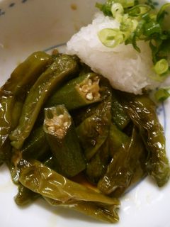 簡単! ししとう オクラの ごま油炒め!-レシピのメイン写真