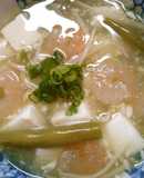 簡単！　和食　海老と　豆腐の　和風あん♪