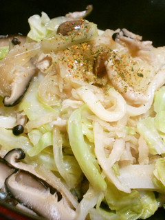 冷凍うどんの生姜焼きだれ煮込み-レシピのメイン写真