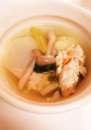 絶品☆かぶと鶏団子のスープ-レシピのメイン写真
