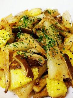 長芋のめんつゆバター炒め-レシピのメイン写真
