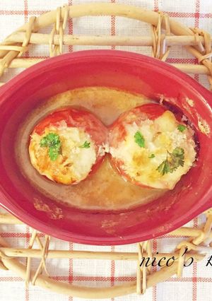 フルーツトマトのファルシグラタン-レシピのメイン写真