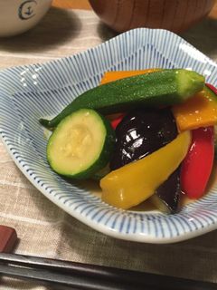 夏野菜ズッキーニ、茄子の揚げ浸し-レシピのメイン写真