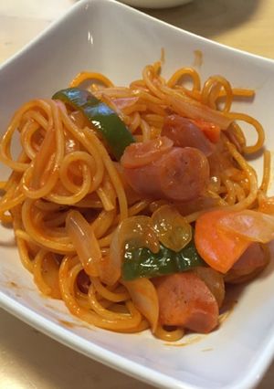 ゆでない!簡単!!ナポリタン!!!-レシピのメイン写真