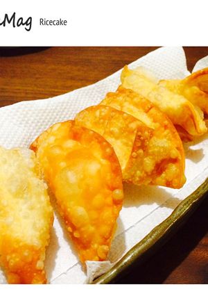 おつまみにもってこい！もち餃子(^▽^-レシピのメイン写真