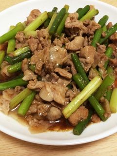 豚肉〜にんにくの芽炒め〜-レシピのメイン写真