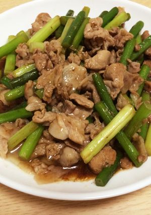 豚肉〜にんにくの芽炒め〜-レシピのメイン写真
