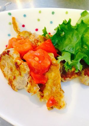 豚ヒレピカタのトマトのせ☆-レシピのメイン写真