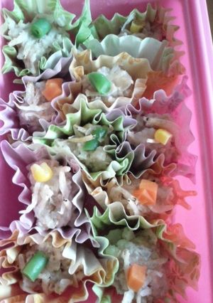 お弁当カップで手作り焼売♪-レシピのメイン写真