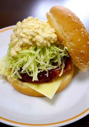 簡単！ツナカツバーガー☆ＴＶ採用-レシピのメイン写真