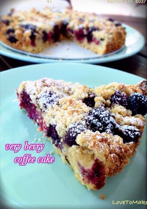 朝食・ブランチに☆ベリーベリーケーキ-レシピのメイン写真