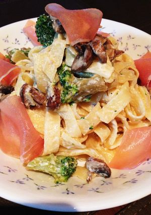 簡単★時短のクリームパスタ-レシピのメイン写真