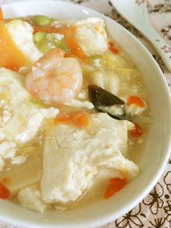 ぽかぽか~♪ 豆腐のピリ辛中華あんかけ-レシピのメイン写真