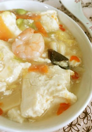 ぽかぽか～♪　豆腐のピリ辛中華あんかけ-レシピのメイン写真