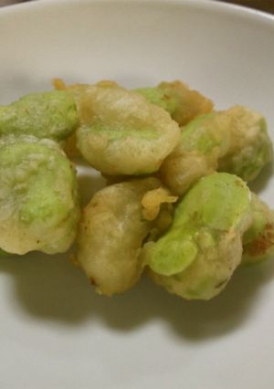 そら豆の天ぷら-レシピのメイン写真