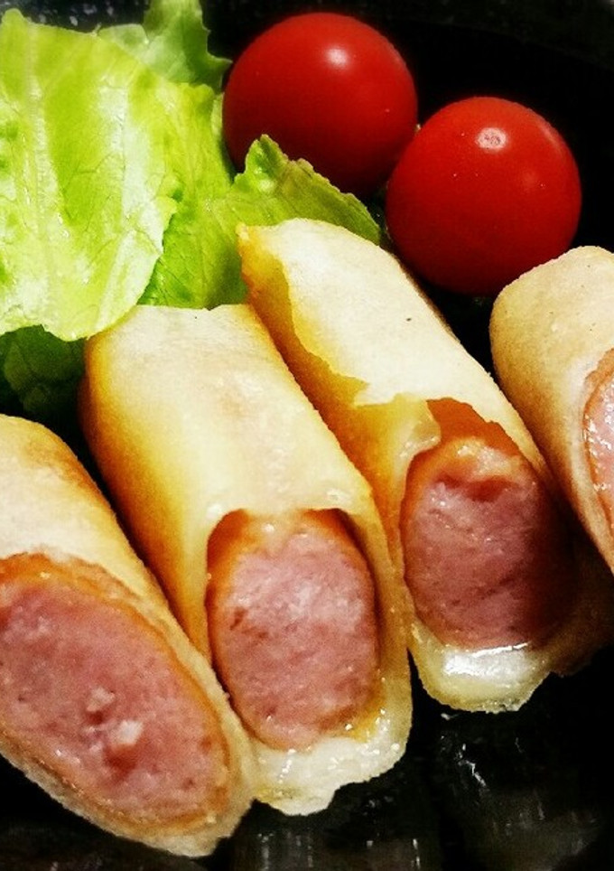 余った春巻きの皮で☆ウインナー巻き-レシピのメイン写真