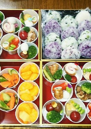 運動会カップのお弁当（覚え書き）-レシピのメイン写真