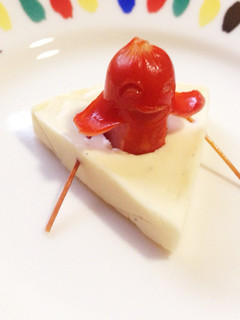 簡単 キャラ弁 おかず ソーセー人②-レシピのメイン写真