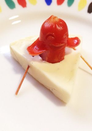 簡単 キャラ弁 おかず ソーセー人②-レシピのメイン写真
