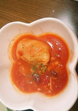 具だくさんトマトスープinロールキャベツ-レシピのメイン写真