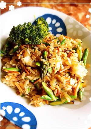 塩減♪3分でヘルシー野菜チャーハン♪-レシピのメイン写真
