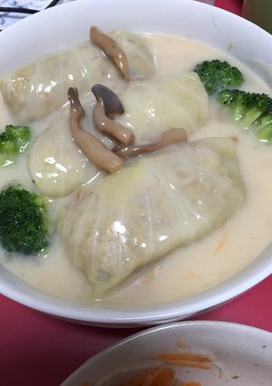 ロールレタスのキノコクリームチーズ-レシピのメイン写真