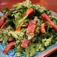 生の春菊で☆焼き肉サラダ
