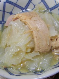 白菜とシーチキンの簡単煮-レシピのメイン写真