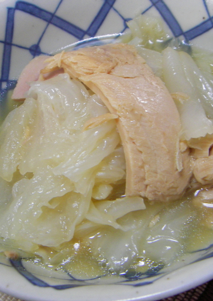 白菜とシーチキンの簡単煮-レシピのメイン写真