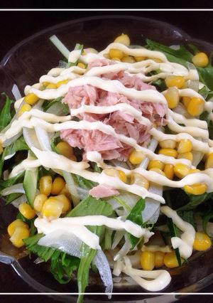 ランチに♡我が家のサラダうどん2015-レシピのメイン写真