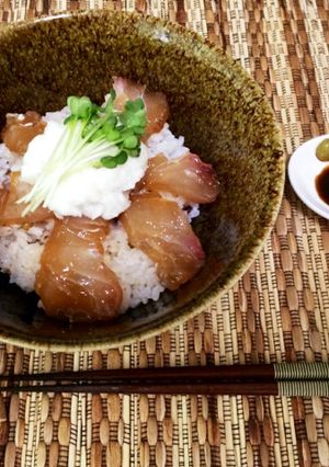 一晩漬けるだけの簡単美味しい☆鯛づけ丼-レシピのメイン写真