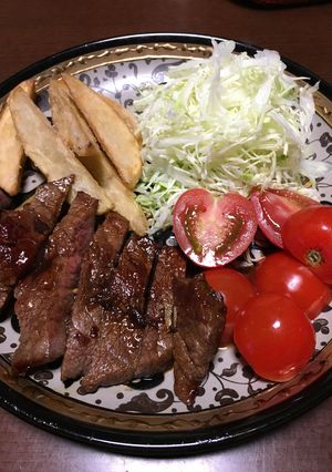 秘密にしたい！にんにく醤油ステーキ-レシピのメイン写真