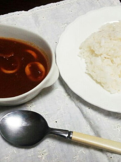 すぐできる☆イカのトマトスープカレー-レシピのメイン写真