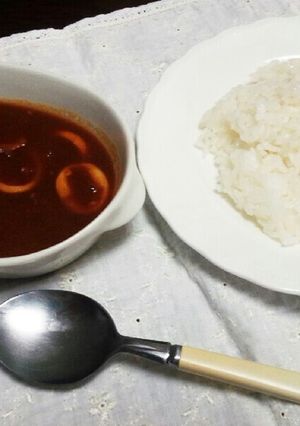 すぐできる☆イカのトマトスープカレー-レシピのメイン写真