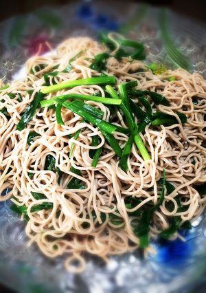 ニラそば-レシピのメイン写真