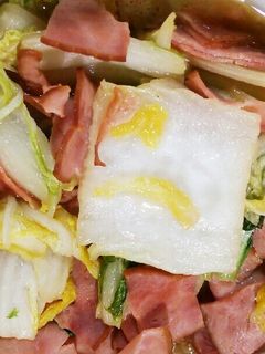 ♪白菜とベーコンのポン酢炒め♪-レシピのメイン写真