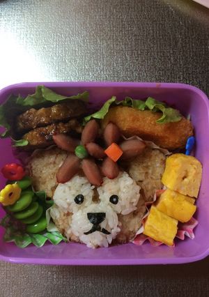 キャラ弁ダッフィー-レシピのメイン写真