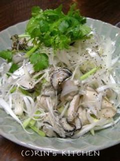牡蠣とねぎのサラダ-レシピのメイン写真