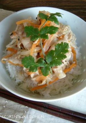 柚子こしょう豚しゃぶ丼-レシピのメイン写真