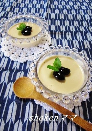 プルンプルン～ほうじ茶のパンナコッタ♪-レシピのメイン写真