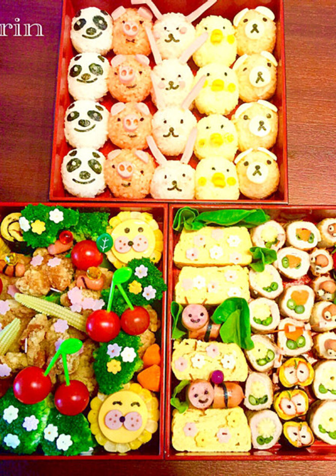 運動会のお弁当☆かわいい一口おにぎり-レシピのメイン写真
