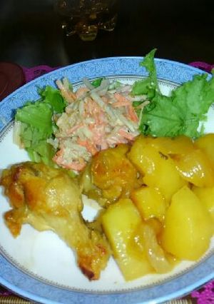 鶏の手羽元とじゃがいもの甘辛煮＊-レシピのメイン写真