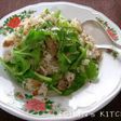 豚肉とルッコラのアジアン☆混ぜごはん
