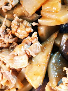 大根、茄子、豚肉カレー炒め-レシピのメイン写真