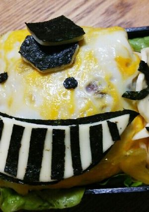 キャラ弁…ころせんせーw-レシピのメイン写真