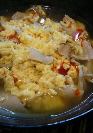 簡単☆百さんの卵とじうどん-レシピのメイン写真